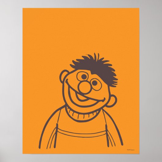 Sesamstraße | Ernie Bright Poster (Vorne)