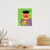 Sesamstraße | Ernie mit Rubber Duckie Poster (Küche)