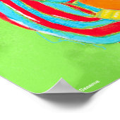 Sesamstraße | Ernie mit Rubber Duckie Poster (Ecke)