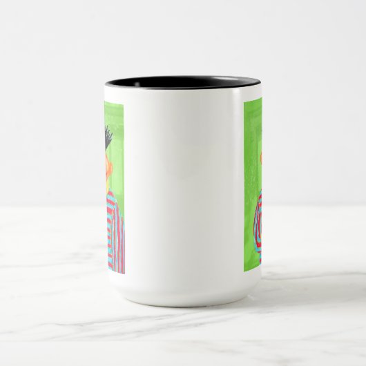 Sesamstraße | Ernie mit Rubber Duckie Tasse (Zentrum)