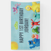 Sesamstrasse-Erscheinungsbild Geburtstag Banner (Vertikal)