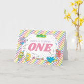 Sesamstraße | Erstgeburtstag gestrichen Karte (Gelbe Blume)