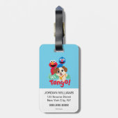Sesamstraße | Es ist Tango mit Elmo & Grover Gepäckanhänger (Rückseite vertikal)