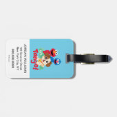 Sesamstraße | Es ist Tango mit Elmo & Grover Gepäckanhänger (Rückseite horizontal)