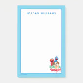 Sesamstraße | Es ist Tango mit Elmo & Grover Post-it Klebezettel (Vorderseite)