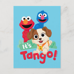 Sesamstraße Es ist Tango mit Elmo & Grover Postkarte