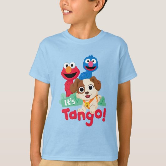 Sesamstraße | Es ist Tango mit Elmo & Grover T-Shirt (Vorderseite)
