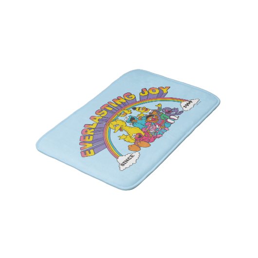 Sesamstraße | Everlasting Joy Seit 1969 Badematte (Schrägansicht)