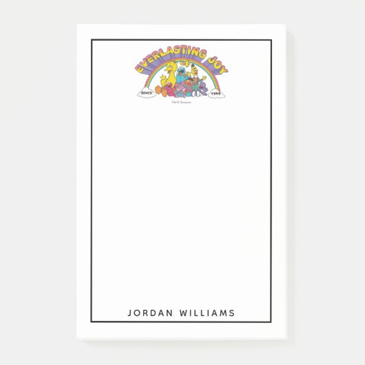 Sesamstraße | Everlasting Joy Seit 1969 Post-it Klebezettel (Vorderseite)