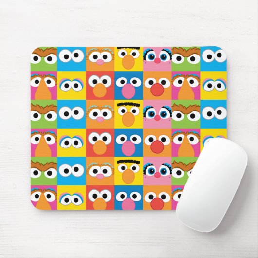 Sesamstraße Eyes Muster Mousepad (Mit Mouse)