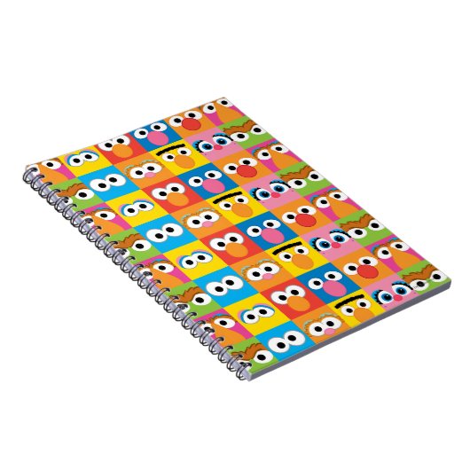 Sesamstraße Eyes Muster Notizblock (Rechte Seite)