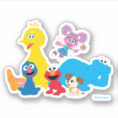 Sesamstraße | Farbenfrohe Sesamstraße Pals Aufkleber (Vorderseite)