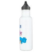 Sesamstraße | Farbenfrohe Sesamstraße Pals Edelstahlflasche (Rechts)