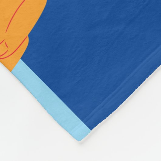 Sesamstraße | Farbenfrohe Sesamstraße Pals Fleecedecke (Ecke)