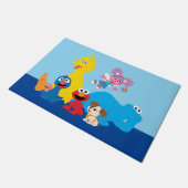 Sesamstraße | Farbenfrohe Sesamstraße Pals Fußmatte (Schrägansicht)