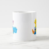 Sesamstraße | Farbenfrohe Sesamstraße Pals Jumbo-Tasse (Vorderseite)