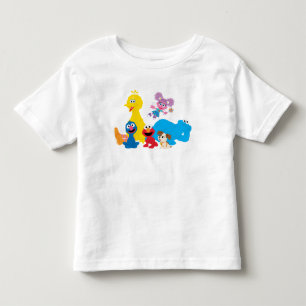 Sesamstraße   Farbenfrohe Sesamstraße Pals Kleinkind T-shirt