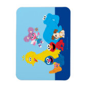 Sesamstraße | Farbenfrohe Sesamstraße Pals Magnet (Vertikal)