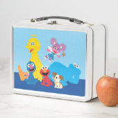 Sesamstraße | Farbenfrohe Sesamstraße Pals Metall Brotdose (Beispiel)