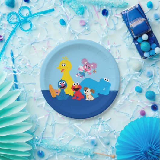 Sesamstraße | Farbenfrohe Sesamstraße Pals Pappteller (Party)