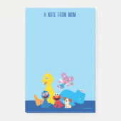 Sesamstraße | Farbenfrohe Sesamstraße Pals Post-it Klebezettel (Vorderseite)