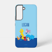 Sesamstraße | Farbenfrohe Sesamstraße Pals Samsung Galaxy Hülle (Rückseite)