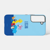 Sesamstraße | Farbenfrohe Sesamstraße Pals Samsung Galaxy Hülle (Rückseite (Horizontal))