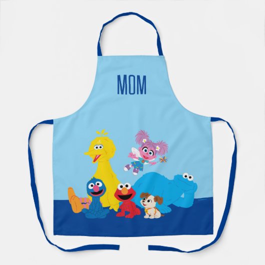 Sesamstraße | Farbenfrohe Sesamstraße Pals Schürze (Vorderseite)