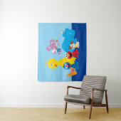 Sesamstraße | Farbenfrohe Sesamstraße Pals Wandteppich (Beispiel)