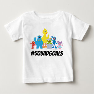 Sesamstraße-Figuren #SQUADGOALS Baby T-shirt
