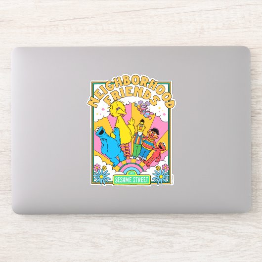 Sesamstraße | Freunde der Nachbarschaft Aufkleber (Computer)
