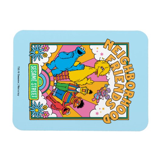 Sesamstraße | Freunde der Nachbarschaft Magnet (Horizontal)