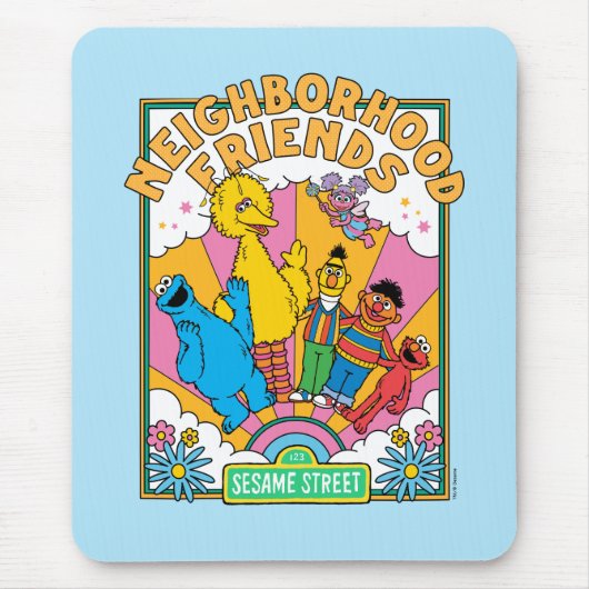 Sesamstraße | Freunde der Nachbarschaft Mousepad (Vorne)