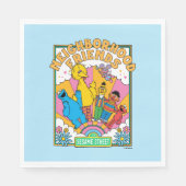 Sesamstraße | Freunde der Nachbarschaft Serviette (Vorderseite)