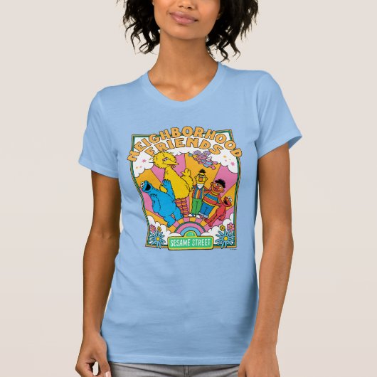 Sesamstraße | Freunde der Nachbarschaft T-Shirt (Vorderseite)
