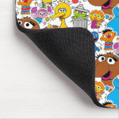 Sesamstraße-Freunde Doodley-Muster Mousepad (Ecke)