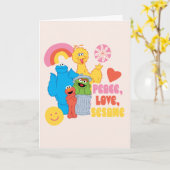 Sesamstraße | Frieden, Liebe, Sesam Karte (Gelbe Blume)