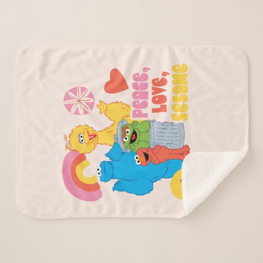 Sesamstraße | Frieden, Liebe, Sesam Sherpadecke (Vorderseite (Horizontal))
