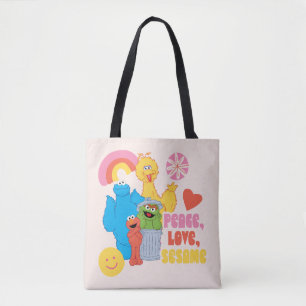 Sesamstraße   Frieden, Liebe, Sesam Tasche