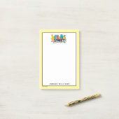 Sesamstraße | Friends | Name hinzufügen Post-it Klebezettel (Auf Schreibtisch)