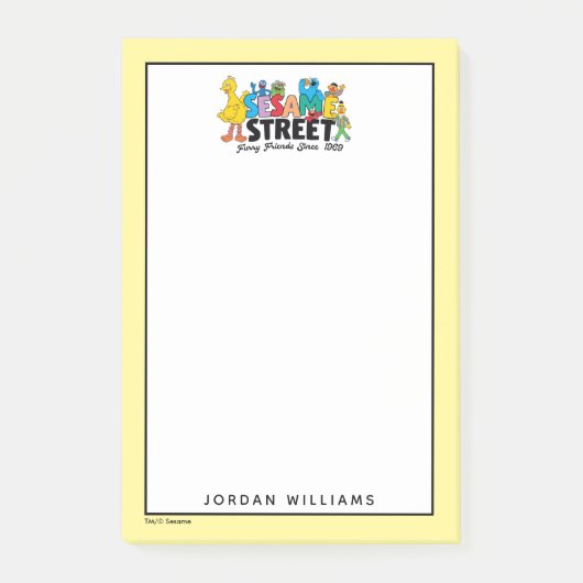 Sesamstraße | Friends | Name hinzufügen Post-it Klebezettel (Vorderseite)