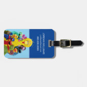 Sesamstraße | Fun Farbiges Portrait Gepäckanhänger (Vorderseite horizontal)