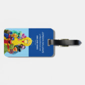 Sesamstraße | Fun Farbiges Portrait Gepäckanhänger (Rückseite horizontal)