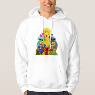 Sesamstraße Fun Farbiges Portrait Hoodie