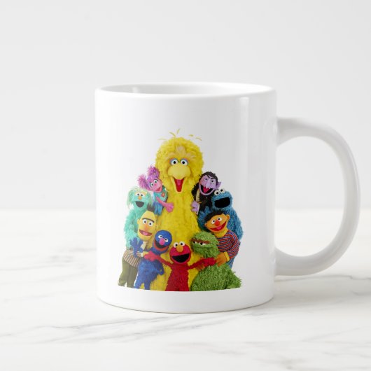 Sesamstraße | Fun Farbiges Portrait Jumbo-Tasse (Rechts)