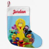 Sesamstraße | Fun Farbiges Portrait Kleiner Weihnachtsstrumpf (Vorderseite)