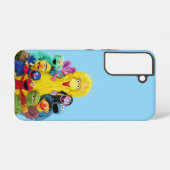 Sesamstraße | Fun Farbiges Portrait Samsung Galaxy Hülle (Rückseite (Horizontal))