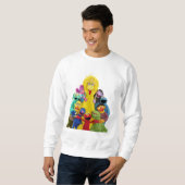 Sesamstraße | Fun Farbiges Portrait Sweatshirt (Vorne ganz)
