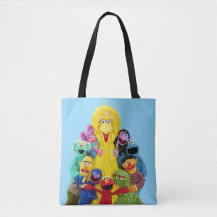 Sesamstraße Fun Farbiges Portrait Tasche