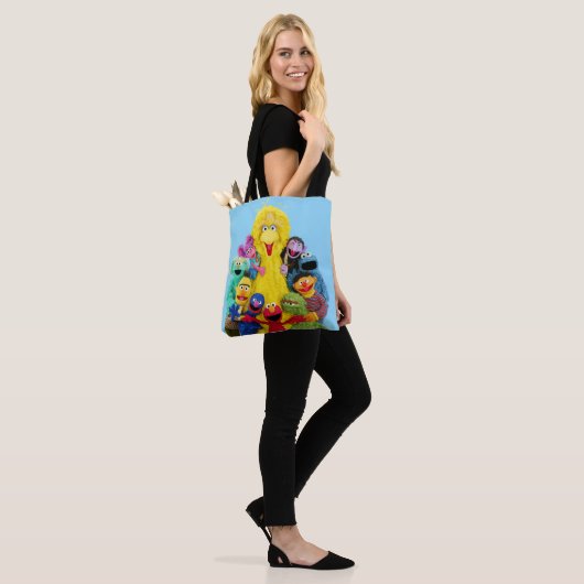 Sesamstraße | Fun Farbiges Portrait Tasche (Am Model)